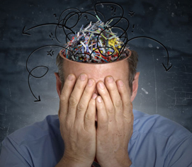 cluttered brain
