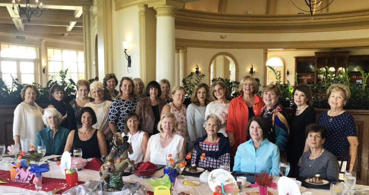 Nikki with members of the Renaissance Book Club, Fort Myers, Florida